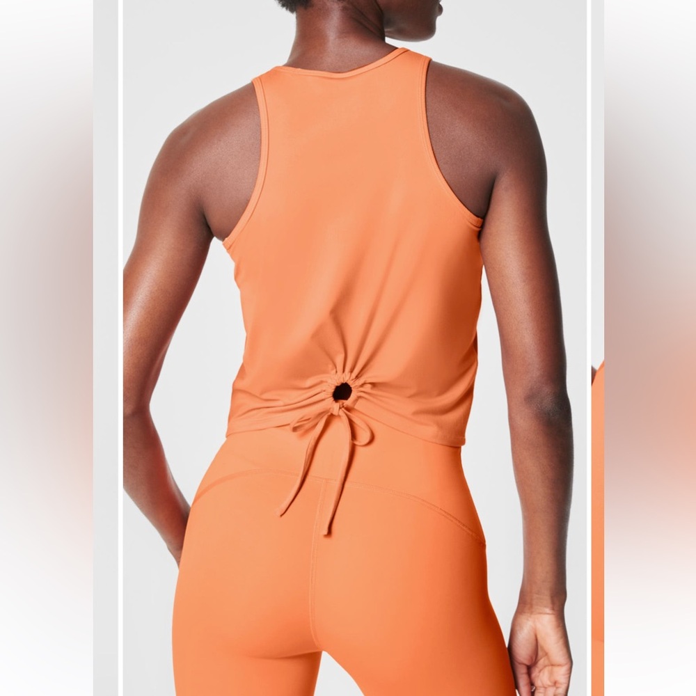 NWT SPANX® Butter Keyhole Tank Size XL Color: Nectarine - Picture 2 of 9